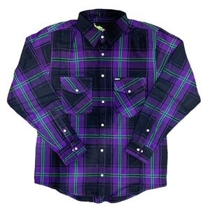 NWT Mint Speed Shop Flannel